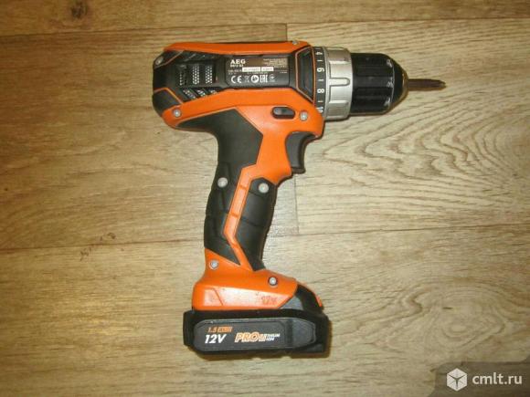Немецкий шуруповерт AEG BS12 G3 В идеале. Фото 2.