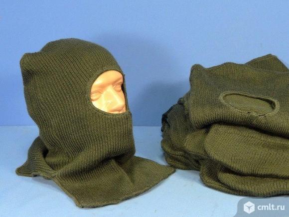 Балаклава-подшлемник ПШ теплая БТК олива. Фото 1.
