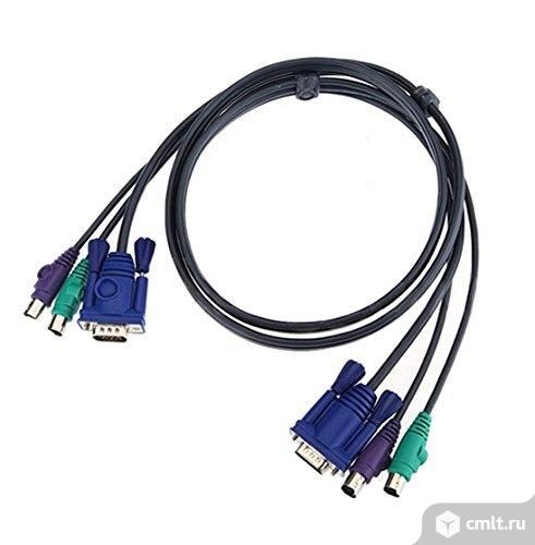 Кабель для KVM переключателей (сервера), VGA PS/2. Фото 1.
