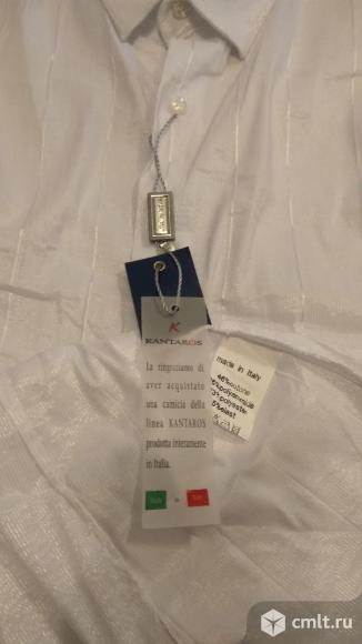Новая рубашка супер слим фит, р-р 50-52, италия. Фото 3.