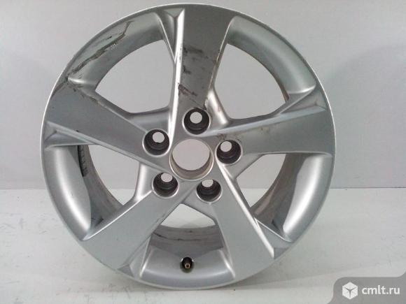 Диск колесный R16X6.5J ET45 5x114.3 TOYOTA COROLLA 150 06-13 б/у 4261112A61 3*. Фото 1.