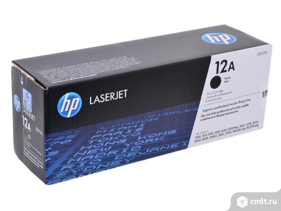 Картридж лазерный HP 12A (Q2612A) новый оригинал. Фото 1.