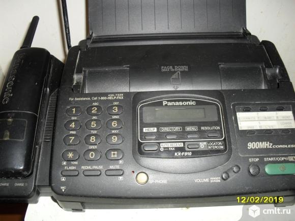 Телефон-факс Panasonic KX-F910. Фото 3.