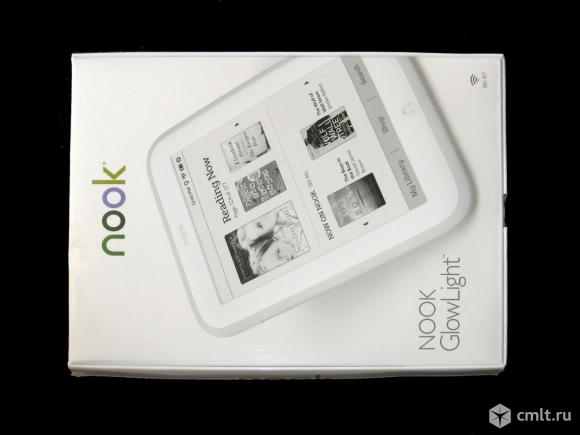 Электронная книга Nook Glowlight, новая в запечатанной упаковке. Фото 1.