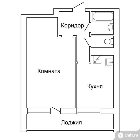 1 комнатная квартира планировка панельный