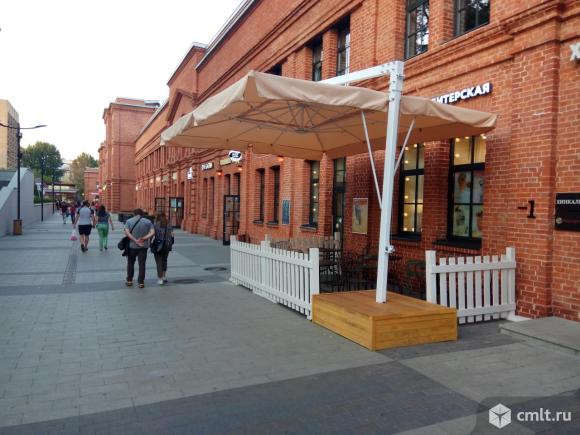 Зонт на боковой опоре 3.5 х 4 м.. Фото 3.