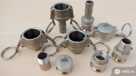 Соединения быстроразъемные Camlock и Elaflex. Фото 1.