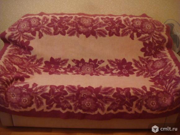 Одеяло Верблюжья шерсть1.47х 1.92 СССР. Фото 1.