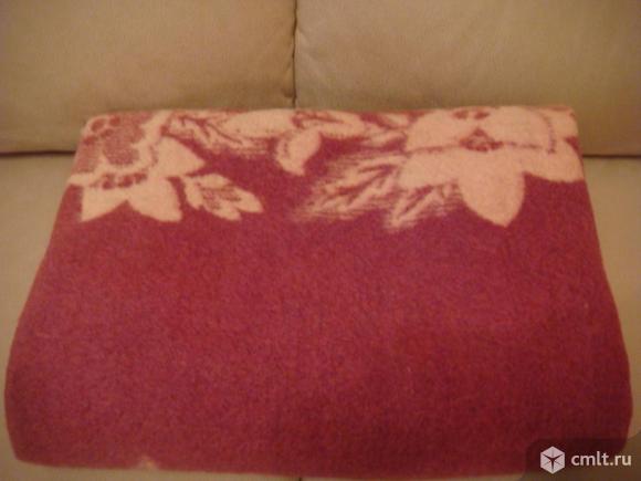 Одеяло Верблюжья шерсть1.47х 1.92 СССР. Фото 6.