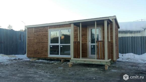 Бытовка дачная "Люкс" с панорамным окном. Фото 1.
