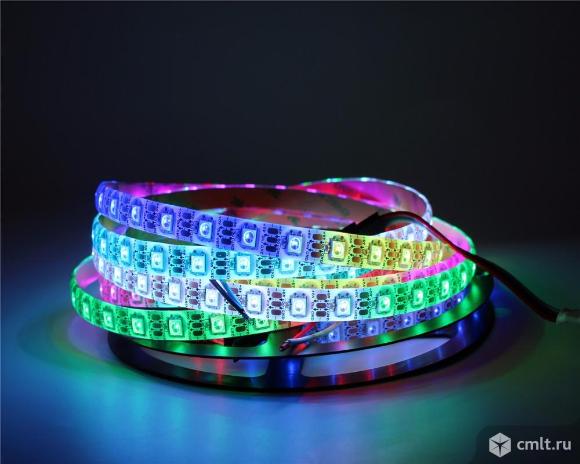 Адресная лента WS2812B 60 LED, 5м. Фото 4.