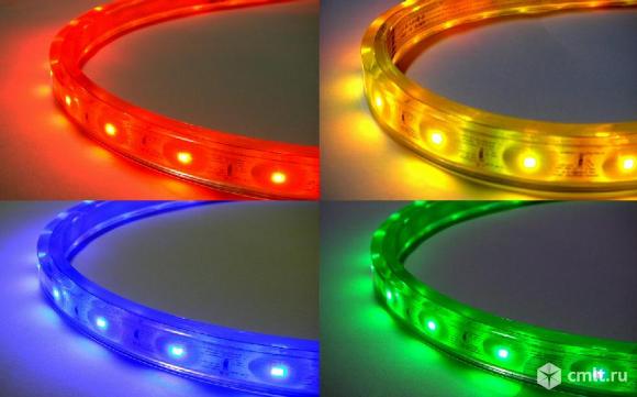 Светодиодная лента RGB 5М IP68 новая. Фото 6.