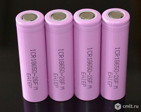 Аккумуляторы 18650  Li-ion 2600mAh. Фото 1.