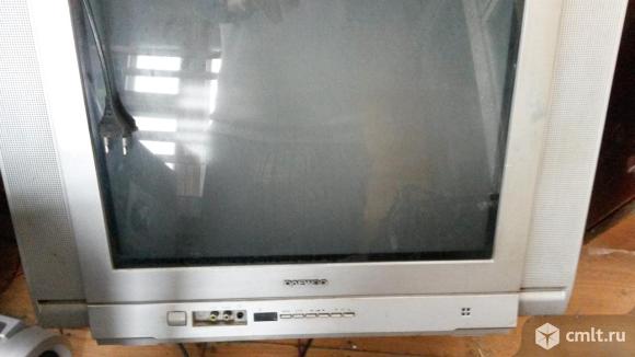 Телевизор кинескопный цв. LG lg. Фото 1.