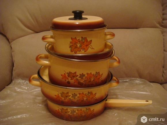 Набор кастрюль ссср. Фото 1.