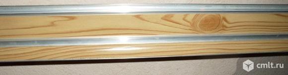 Карниз алюминиевый потолочный 2-рядный  б/у. Фото 1.