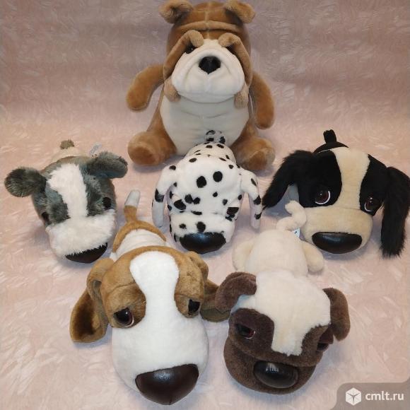Коллекция мягких игрушек, собаки. Фото 1.