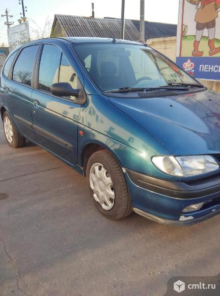 Renault-Scenic 1999 г. в., 159898 км, синий, сигнализация. Фото 1.