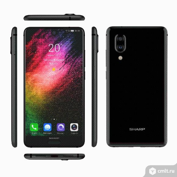 Смартфон Sharp aquos C10 4/64гб Black. Фото 1.