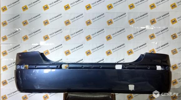 Бампер задний Форд Фокус 2 дорест. Седан, цвет Jeans met 5DVE. Фото 1.