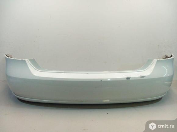 Бампер задний VW POLO седан 11-15  б/у 6RU807421CGRU 4*. Фото 1.