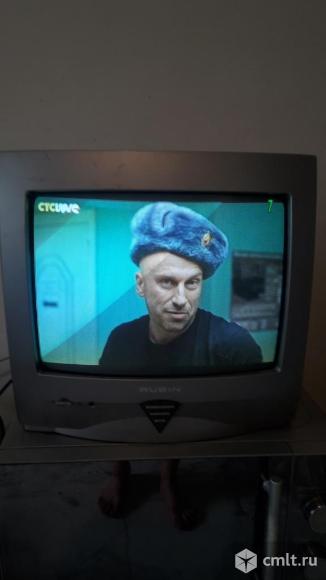 Телевизор кинескопный цв. Рубин 37m10r-2. Фото 1.