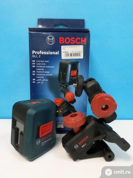 Лазерный уровень BOSCH GLL 2 Professional + MM 2. Фото 1.