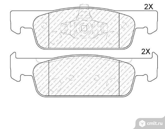 Колодки передние Lada X-Ray, подходят для Renault Logan II. Фото 1.