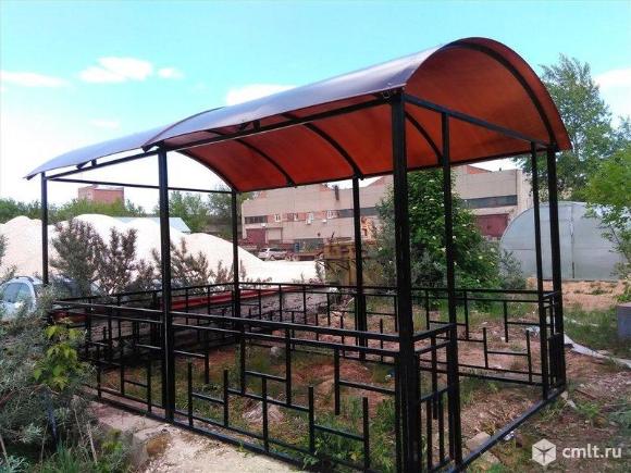 Металлическая беседка разборная «Радуга». Фото 1.