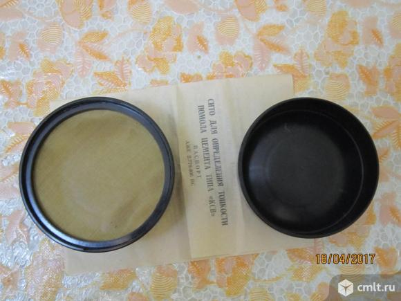 Сито для определения тонкости помола цемента ксв. Фото 1.