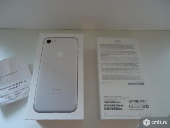 Коробка iPhone 7, Silver, 32Gb. Фото 1.