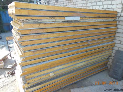 Продам сэндвич-панели для морозильных камер ППУ БУ. Фото 1.