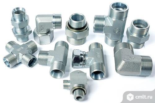 Гидравлические соединения, БРС и РВД. Фото 1.