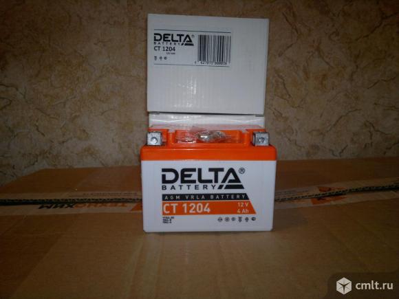 Аккумулятор Delta 1204 12В 4Ач. Фото 1.