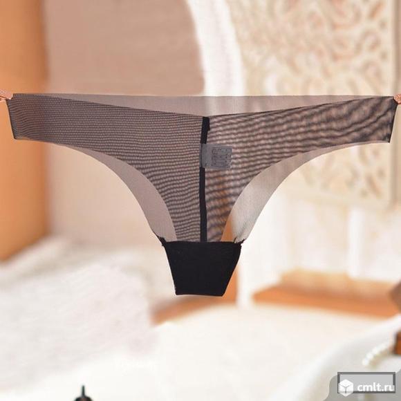 Новые сексуальные стринги, прозрачные, бесшовные. Фото 1.