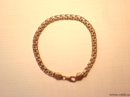 Браслет мужской золотой. Фото 6.