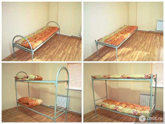 Кровати металлические, хороший выбор для бытовок, строителей и тд.. Фото 1.