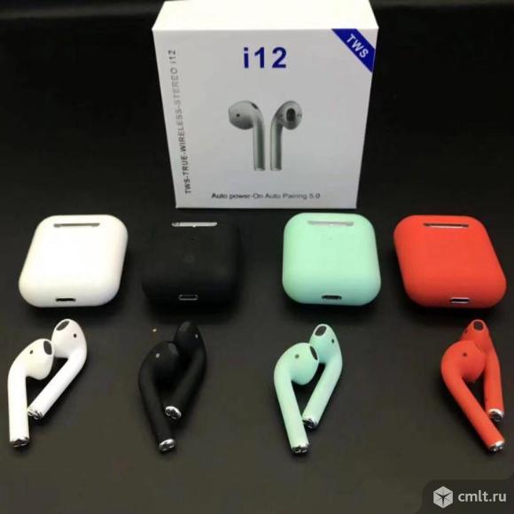 Сенсорные наушники AirPods I12-TWS 5.0. Фото 1.