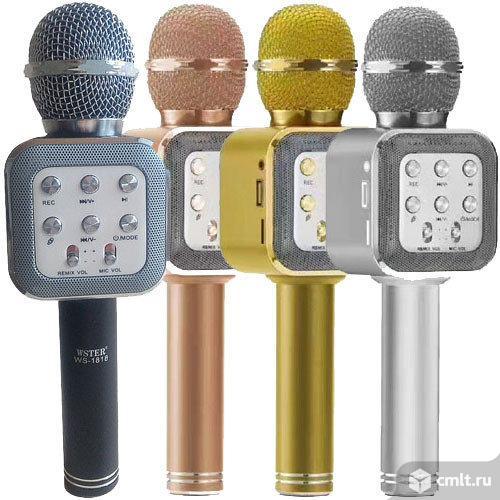 Беспроводной караоке микрофон Wster WS-1818. Фото 2.