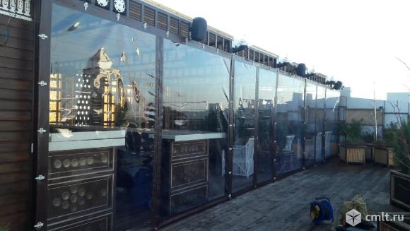 Защитные шторы для беседки, веранды, террасы. Фото 3.