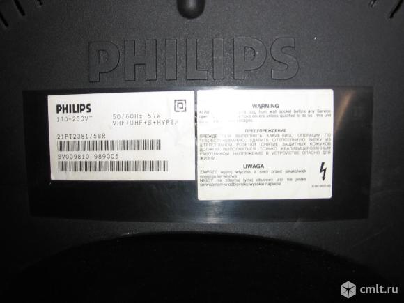 Телевизор кинескопный цв. Philips 21 PT 2381\58R. Фото 2.