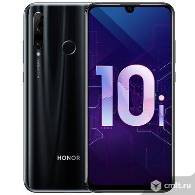 Как новый, гарантия смартфон Honor 10i 128GB Midnight Black (HRY-LX1T). Фото 1.