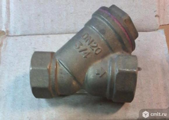 Фильтр латунный сетчатый для воды муфтовый 20.