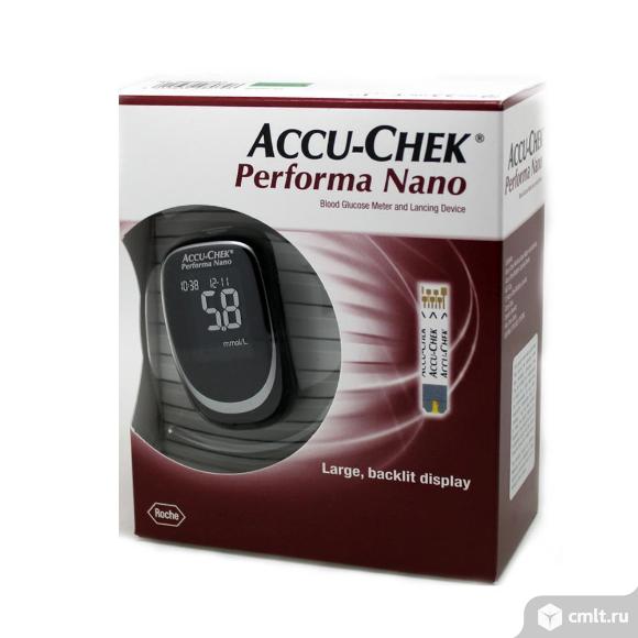 1 Глюкометр Accu-chek Акку-чек перформа нано. Фото 1.