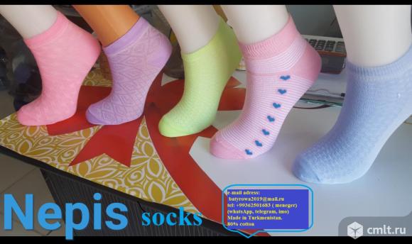 Носки оптом разное виды. Фото 1.