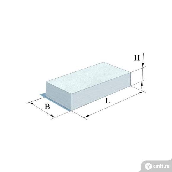 Плиты опорные железобетонные. Фото 1.