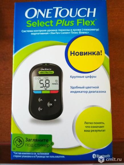 Глюкометр one touch select plus flex