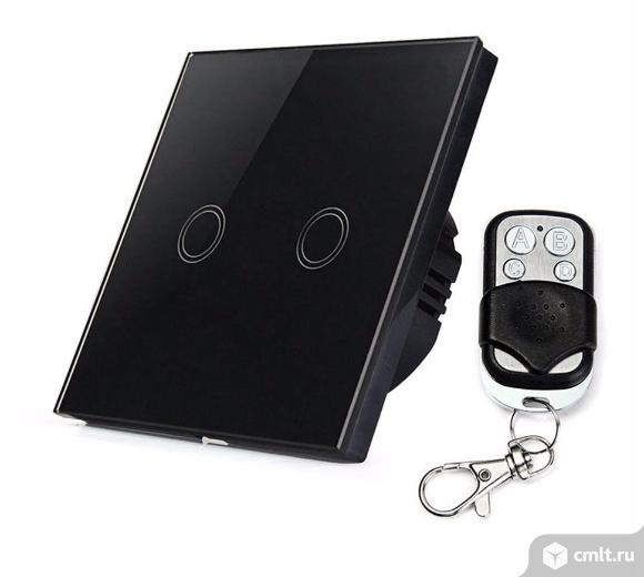 Сенсорный выключатель освещения с пультом новый. Фото 1.