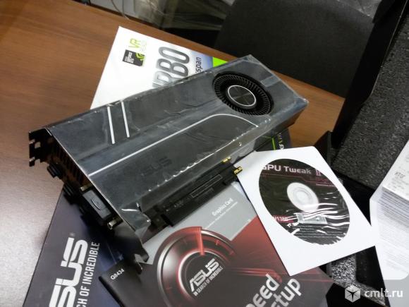 Видеокарта Asus GTX 1060, 6Gb Turbo. Фото 1.