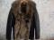 Кожаная куртка Италия мех волка новая. Фото 3.